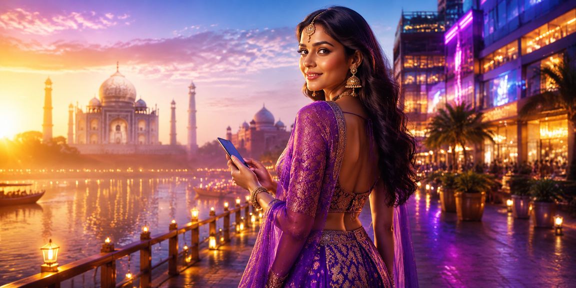 Mobile betting interface on 1545 platform in India